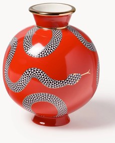 Porcelánová váza so zlatými akcentmi Eden, V 23 cm