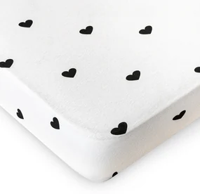 4Home jersey prestieradlo Srdiečka, 90 x 200 cm