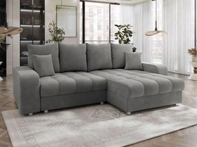 Mirjan24 Rohová sedačka do obývačky DUBLIN - šedá 1