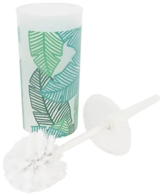 Toaletná kefa so stojanom CHANTILLY 35 cm biela