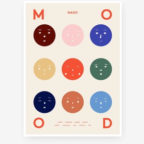 MADO Plagát Nine Moods By All The Way To Paris 30x40 cm