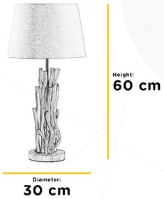 ONLI - Stolná lampa AGAR 1xE27/22W/230V 60 cm