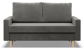 Dvojmiestna pohovka BLANK Elegant rozkladacia, svetlosivá