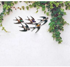Kovová záhradná dekorácia Swallows – Garden Pleasure