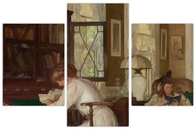 Obraz - Edmund Tarbell, Josephine and Mercie, reprodukcia (90x60 cm)