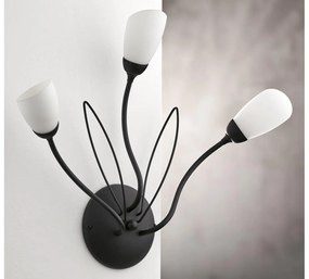 Jupiter 2059 - Nástenné svietidlo GLORIOSA 3xG9/14W/230V čierna