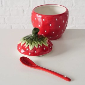 Keramická nádoba na džem Strawberry 380 ml