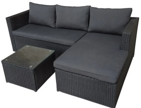 PROXIMA.store - Záhradný ratanový set OAKLAND - 1 ks