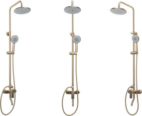 Rea Verso, sprchová súprava  s pákovou batériou a vaňovou výlevkou, zlatá matná, REA-P9146