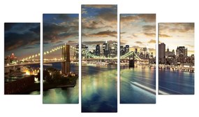 Viacdielny obraz Bridge NYC 110x60 cm