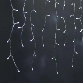 Nedis WIFILXC04W250 - LED Vianočný záves 240xLED/11 funkcií 8m IP65 Wi-Fi Tuya