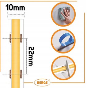 BERGE LED pásik COB Neon CCT 12V - 608D - 22W/m - IP20 - 1650lm - 1m