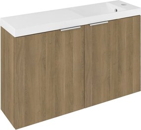 Sapho Sapho, LATUS X umývadlová skrinka 78,8x50x22cm, dub cuneo, LT110-SET09
