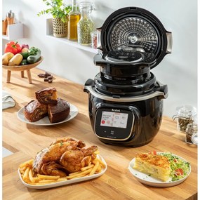 Čierna teplovzdušná fritéza Cook4Me EY150830 – Tefal