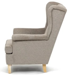 Autronic BONTEC Kreslo ušiak, béžová látka, AK-388 BGE2 Farba: Čierna