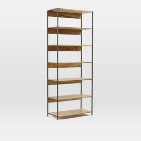 furniture-nabytek.cz - Police drevo kov 90x213x35