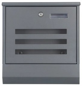 ModernHOME Poštová schránka na listy a noviny, pozink - antracit, HPB2210X-GS