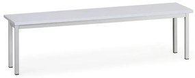 Šatníková lavica, sedák - lamino, dĺžka 1500 mm, sivá