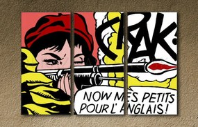 Ručne maľovaný POP Art obraz LICHTENSTEIN | rôzne rozmery