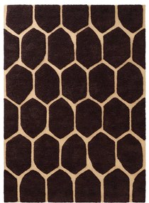 Vlnený koberec „Peppy Brown", 200 x 300 cm