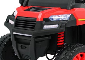 Ramiz Farmársky nákladiak pre 2 deti Červený + 4x4 + Diaľkové ovládanie + Kiper + LED Audio
