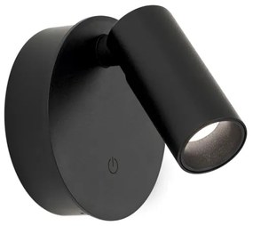 Orion - LED stmievateľné nabíjacie svietidlo LUXY LED/1W/5V 2200 mAh 2700/3000/4000K čierna