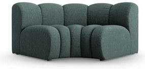 Tyrkysový ženilkový modul pohovky (variabilný roh) Lupine – Micadoni