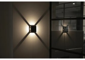 Kanlux 39181 - LED Vonkajšie nástenné svietidlo REFAZI LED/6W/230V IP54 antracit