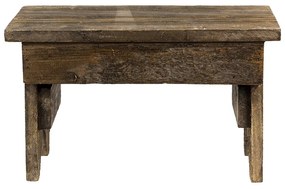 Drevený dekoračný antik stolička na rastliny - 34 * 19 * 20 cm