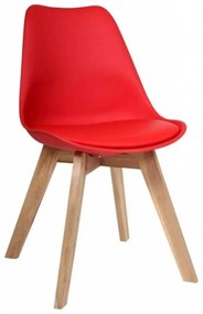 LuxuryForm DESIGN Jedálenská stolička BALI - červená