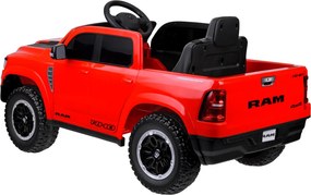JOKOMISIADA Elektrické auto na batériu RAM Pickup pre deti 4x4 + diaľkové ovládanie červené PA0322