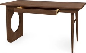 Hnedý písací stôl Woodman Bau