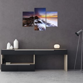 Obraz hory v hmle (90x60 cm)