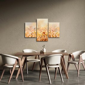 Obraz - Listy vo farbách jesene, olejomaľba (90x60 cm)