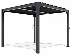 Hliníková bioklimatická pergola s lamelami 4 x 4 M