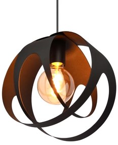 Luster na lanku MOONLIGHT 1xE27/15W/230V čierna