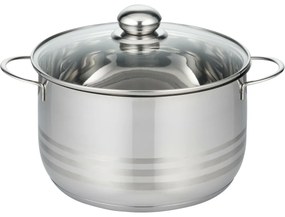 Elo 22224 Basic Nerezový hrniec Brillant 24 cm,5,4 l, 5,4 l