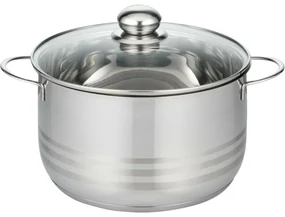 Elo 22224 Basic Nerezový hrniec Brillant 24 cm,5,4 l, 5,4 l
