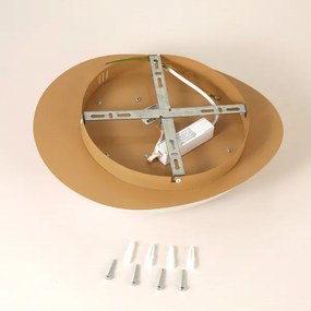 Brilagi - LED stropné svietidlo VISBY WOOD LED/18W/230V pr. 38 cm hnedá