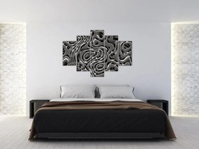 Obraz - Metalická abystrakcia (150x105 cm)
