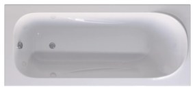 Gamma Edge, akrylátová vaňa 180x80x40 cm, biela lesklá, GMA-WAN-ED-18080