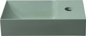 Betónové umývadlo v mentolovej farbe 31x17 cm Piccolino – Sapho
