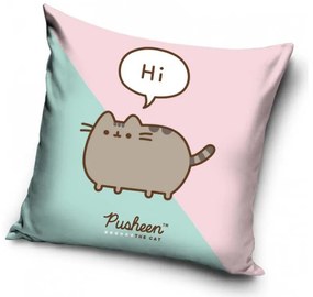 Carbotex Obliečka na vankúšik 40x40 cm - Mačička Pusheen Ja košišta