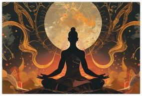 Obraz - Meditácia (90x60 cm)