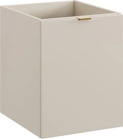 Závěsná skříňka Dalia Cashmere Nature Magic s košem na prádlo, deskou a umyvadlem 100 cm kašmírová/dub cremona