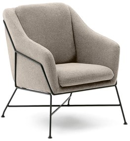 Béžové kreslo Brida – Kave Home