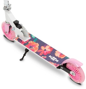 Kidwell Skladacia detská kolobežka SKIPO Floral WXM s LED kolesami ABEC-7 prw-00144384
