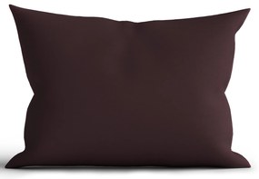 Bavlnená obliečka na vankúš Renforcé 50 × 70 cm - Jasmine tmavo hnedá