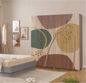 Šatníková skriňa London 911 (dub sonoma)