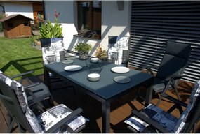 Doppler ACTIVE - kreslo polohovacie káro - 2. akosť (N454)